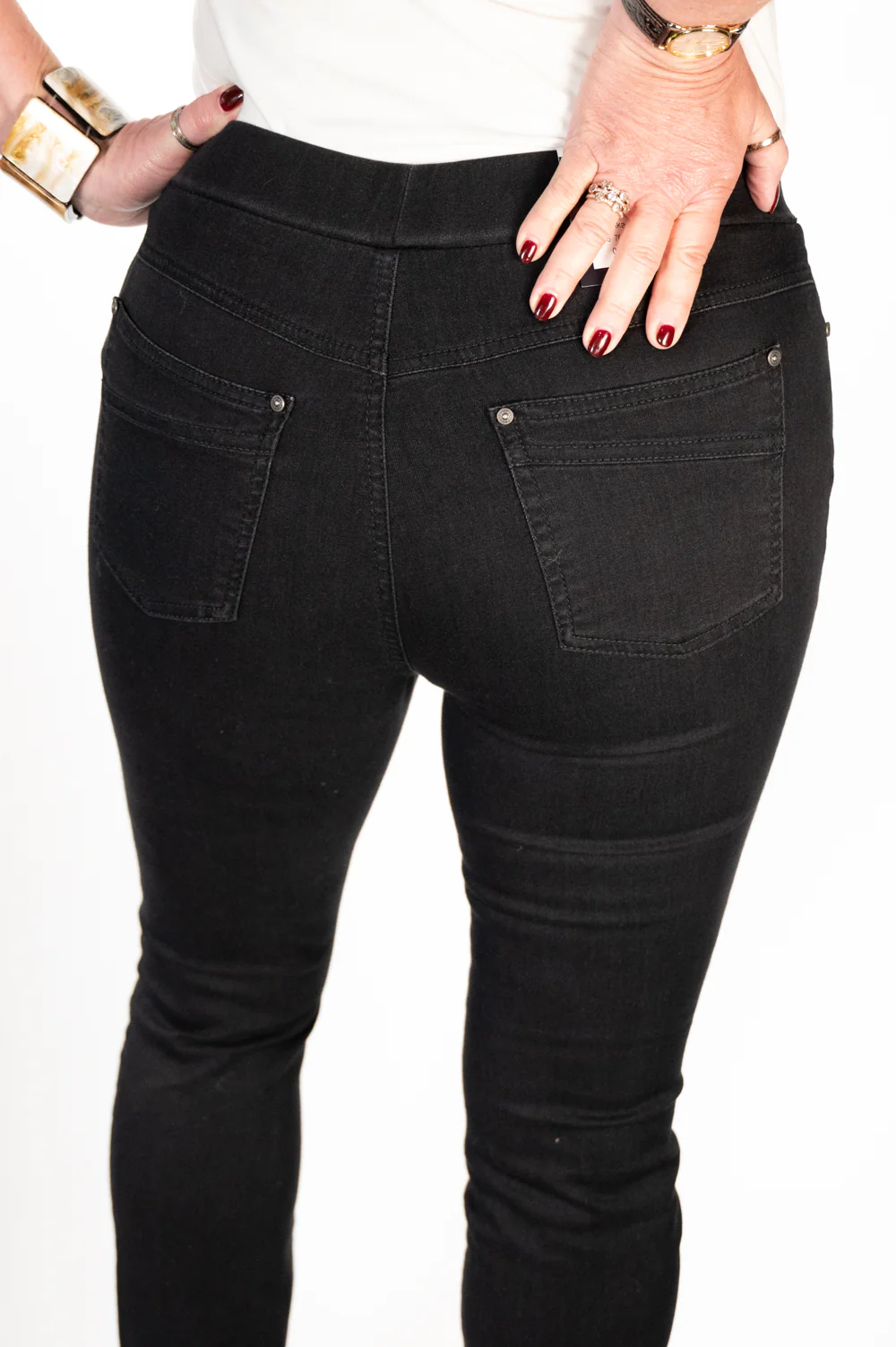 Anna Montana Jump In Jeans (1001) - Black - Image 3
