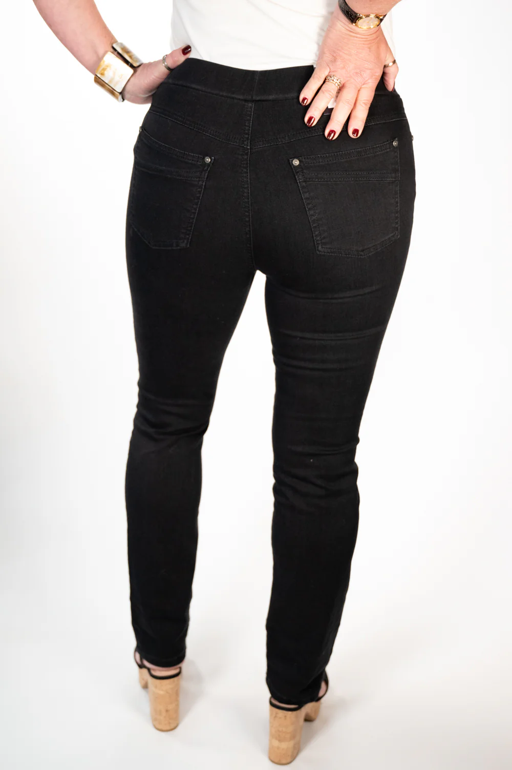 Anna Montana Jump In Jeans (1001) - Black - Image 4