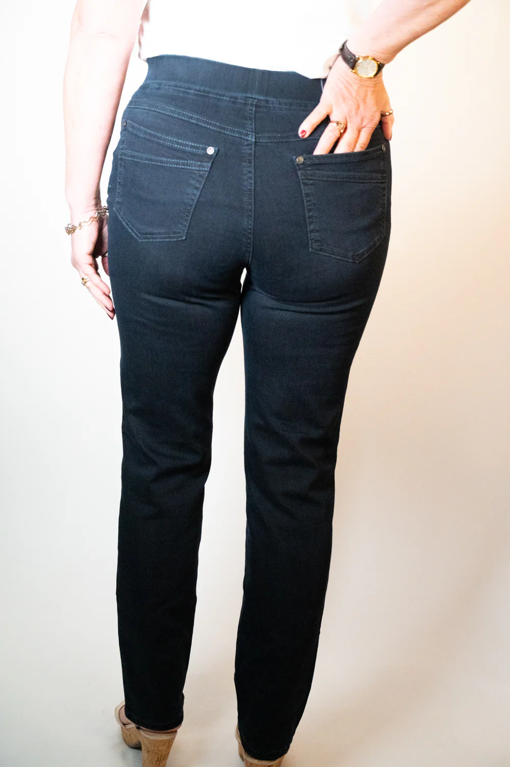 Anna Montana Jump In Jeans (1001) - Dark Navy - Image 3