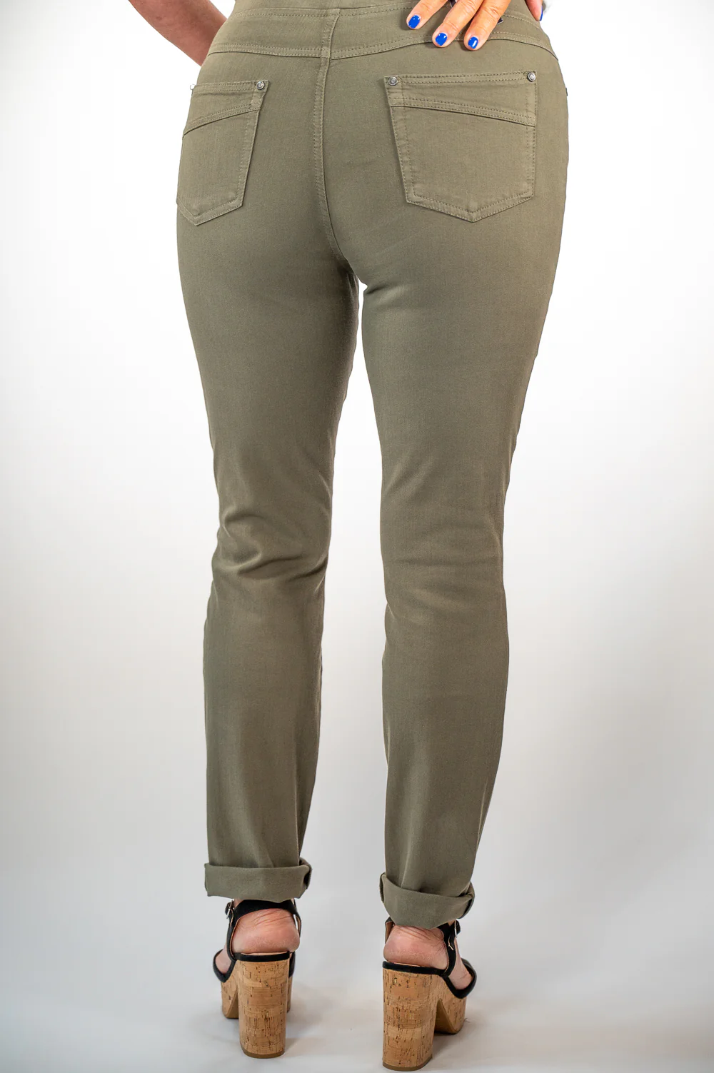 Anna Montana Jump In Jeans (1001) - Khaki - Image 4