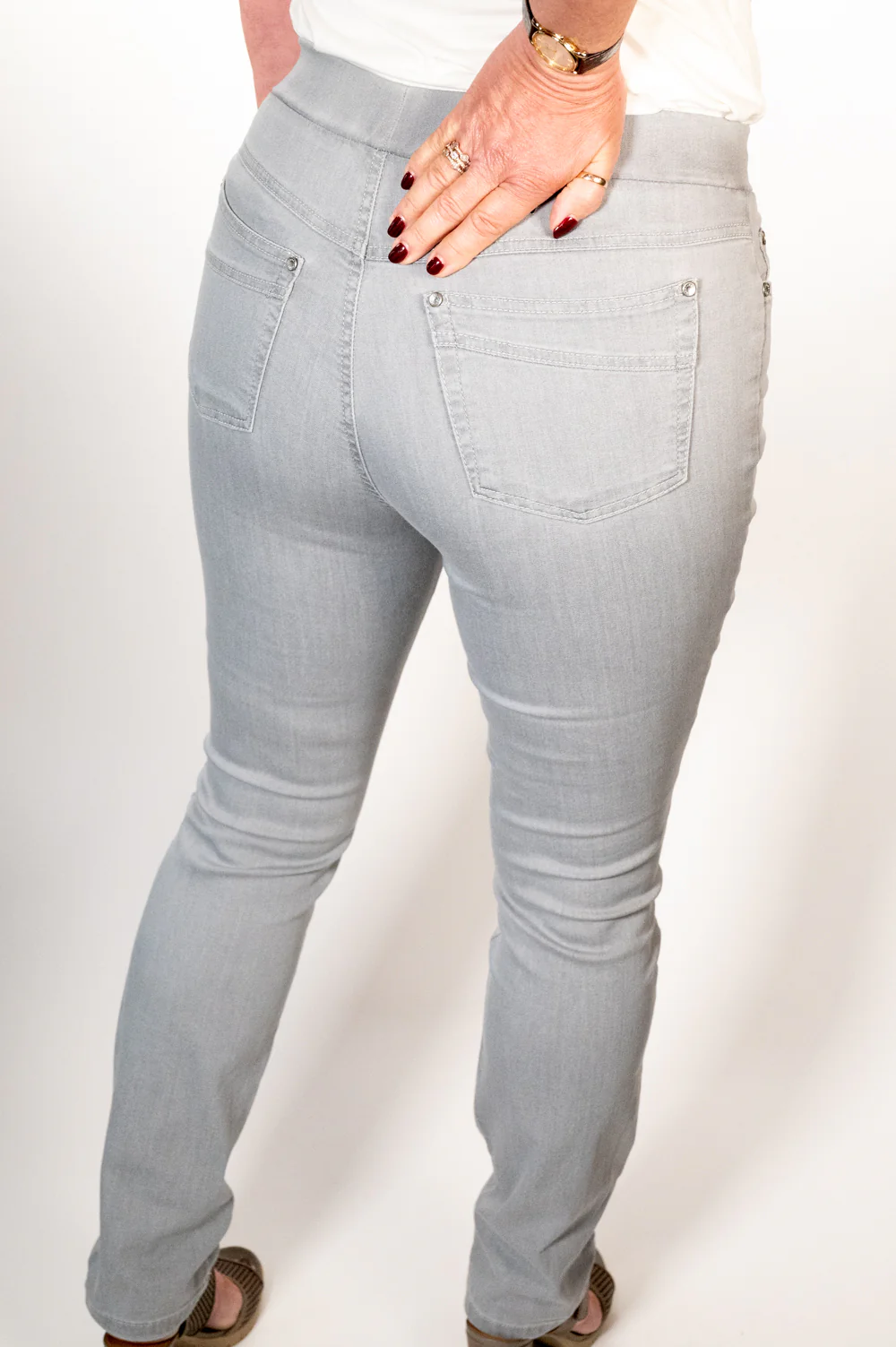 Anna Montana Jump In Jeans (1001) - Silver - Image 3