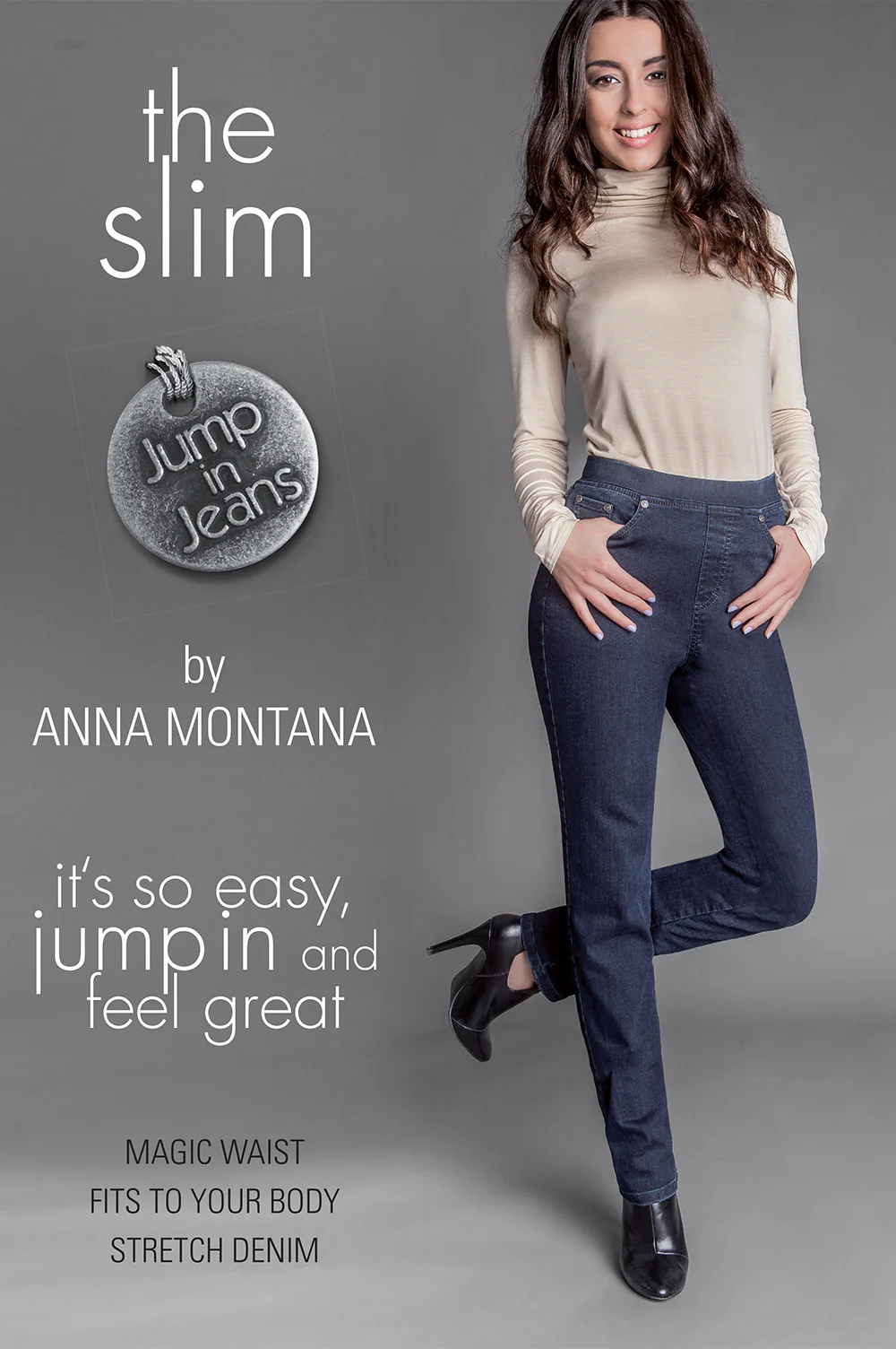 Anna Montana Jump In Jeans (1001) - Summer Stone Denim - Image 3