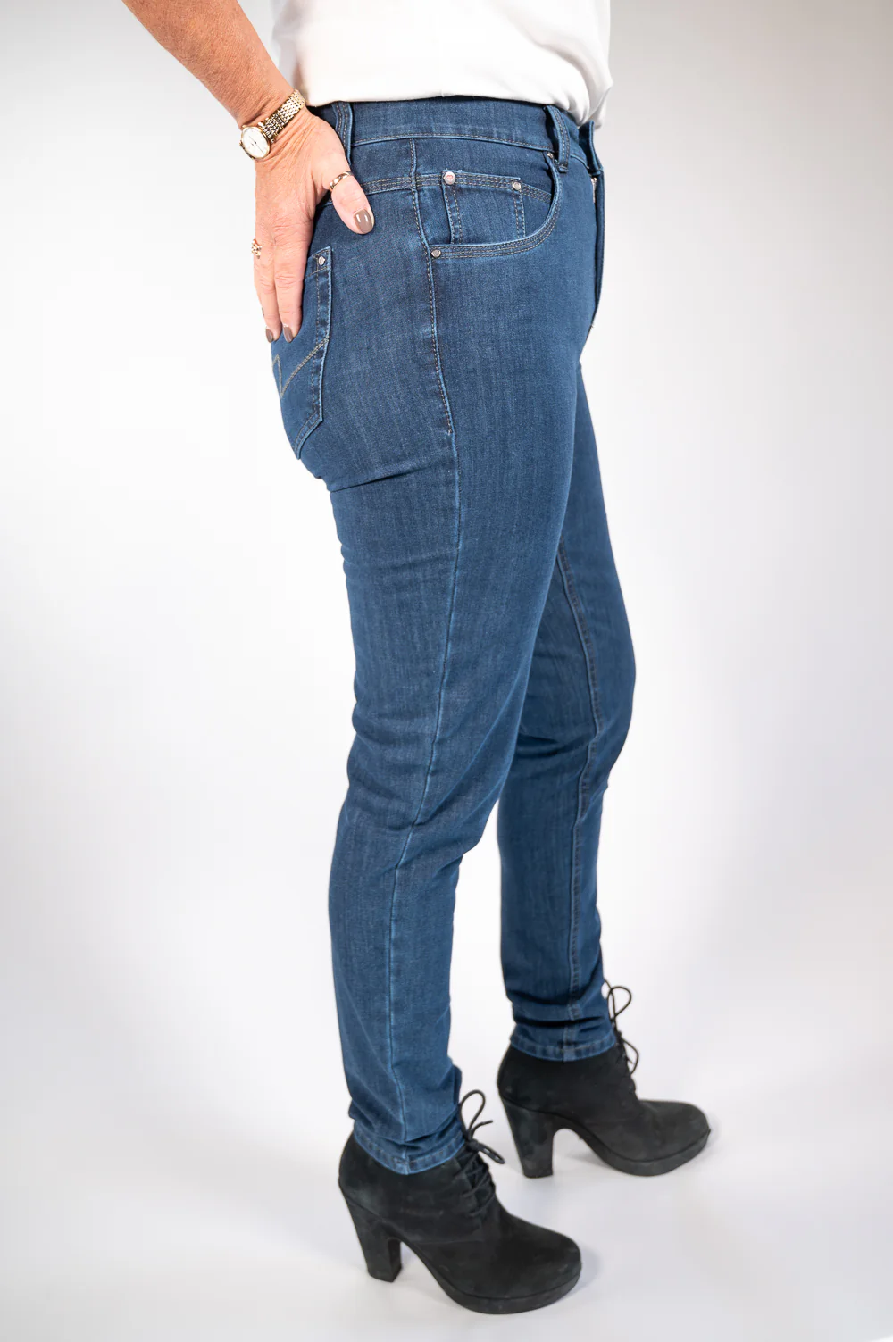 Anna Montana Skinny Jeans (5052) - Denim - Image 3