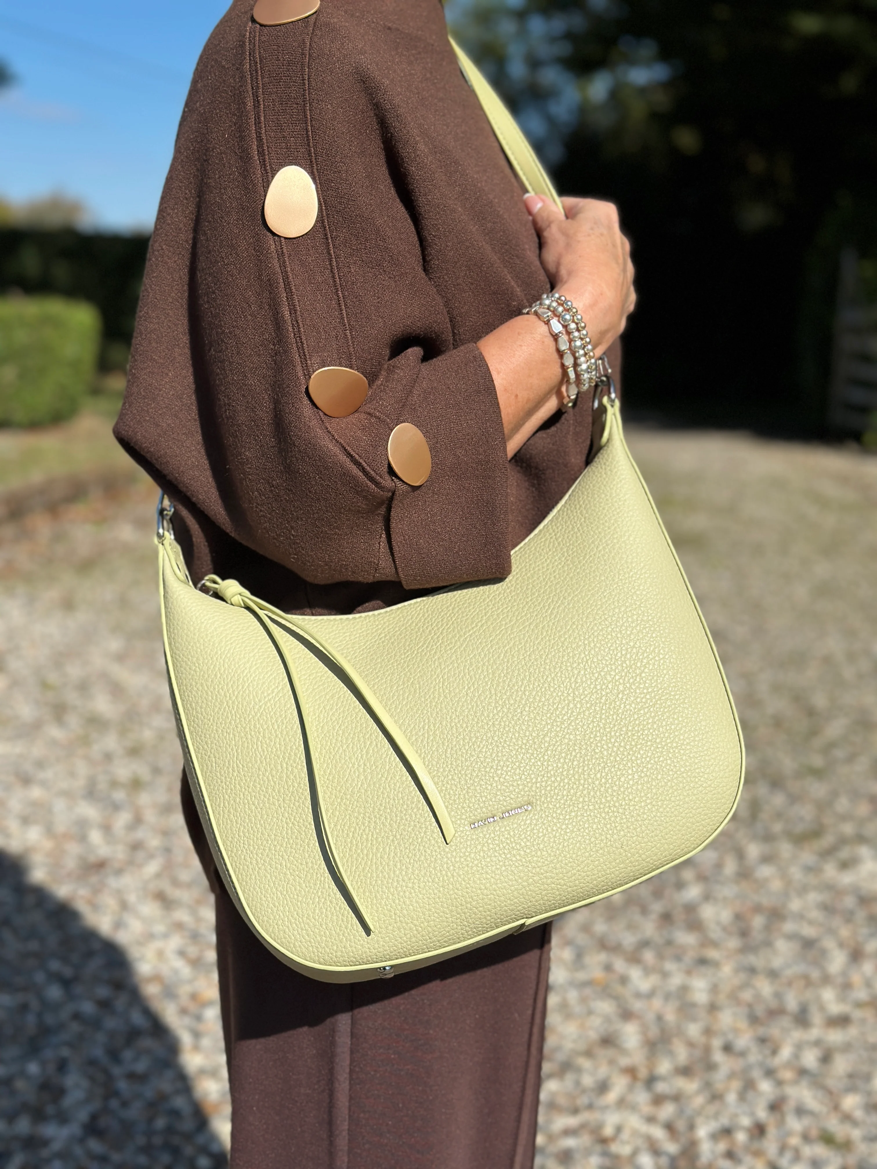 David Jones Handbag | Pistachio - Image 3
