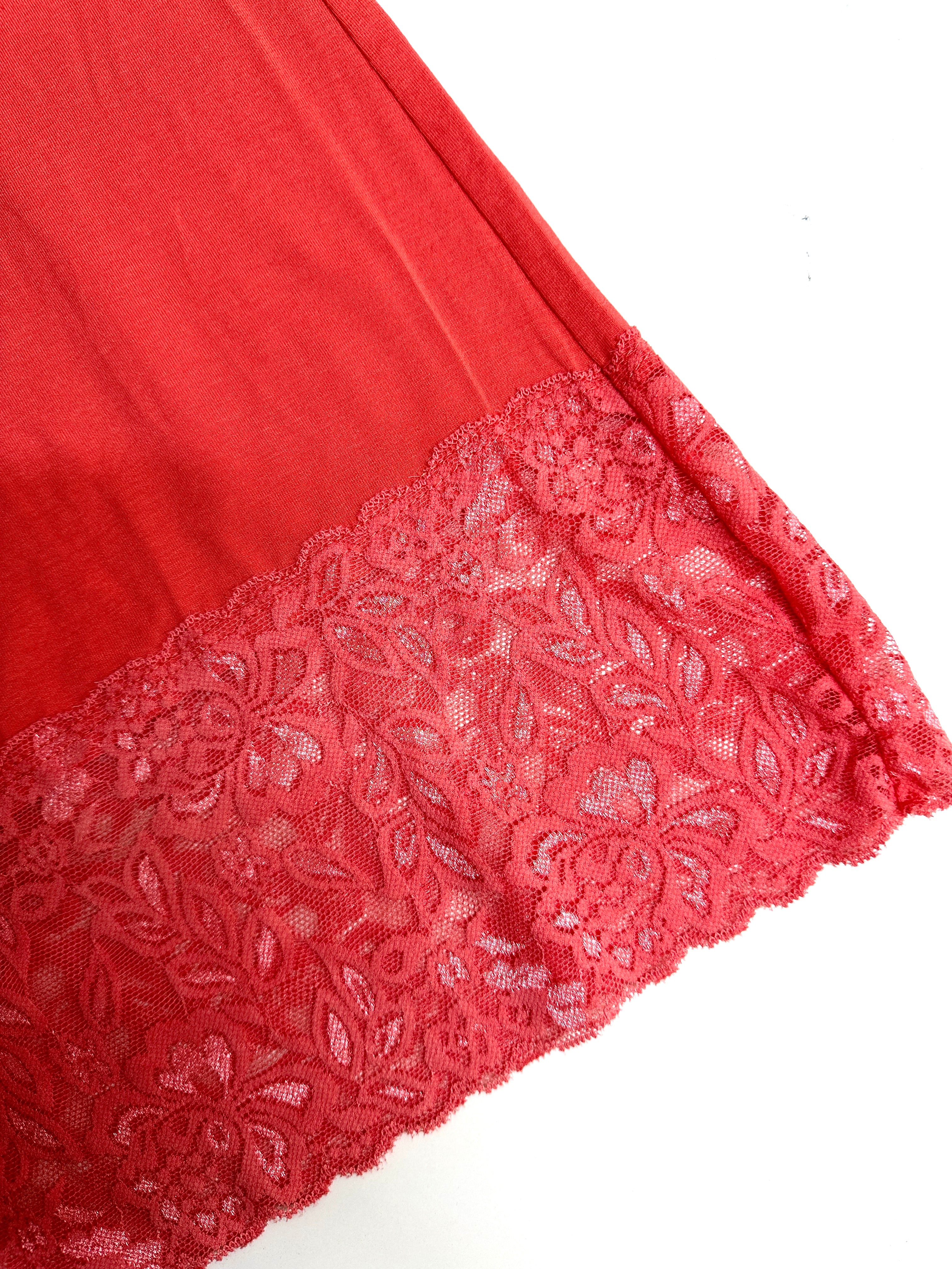 Extra Large Lace Hem Vest Top - Image 23