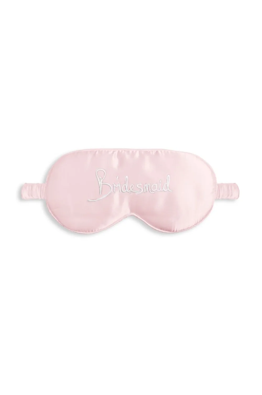 Katie Loxton Pink Bridesmaid Satin Eye Mask - Image 3