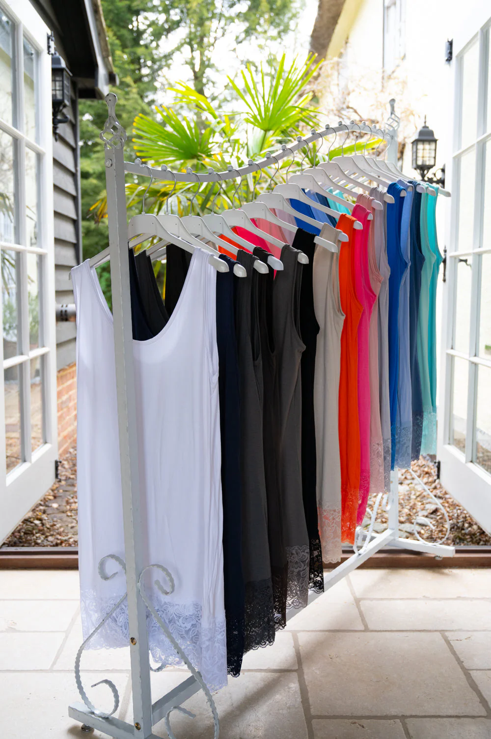 Medium Lace Hem Vest Top - Image 3