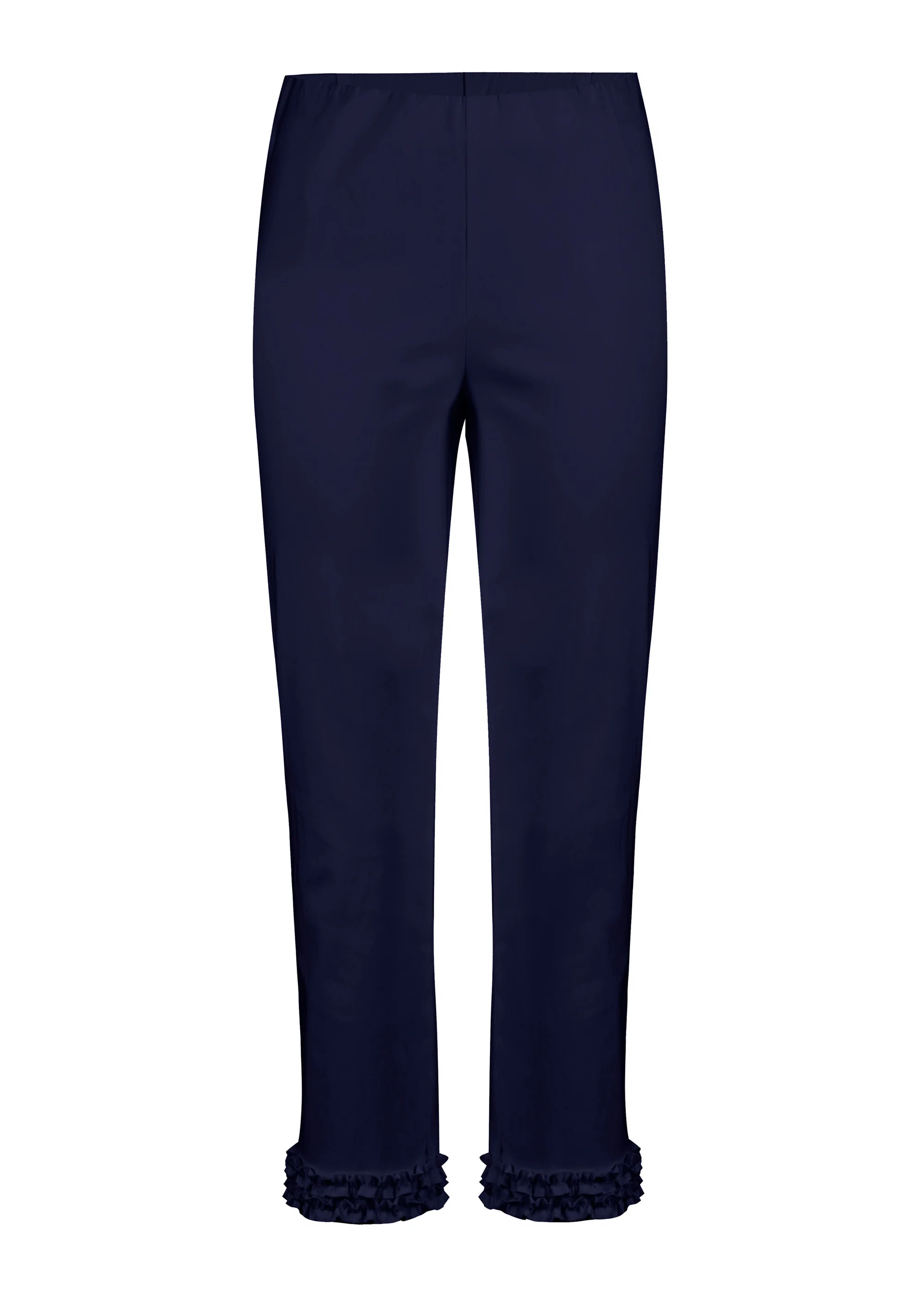 Ruched Hem Trouser - Stehmann WATERFORD - 642 | Navy - Image 3
