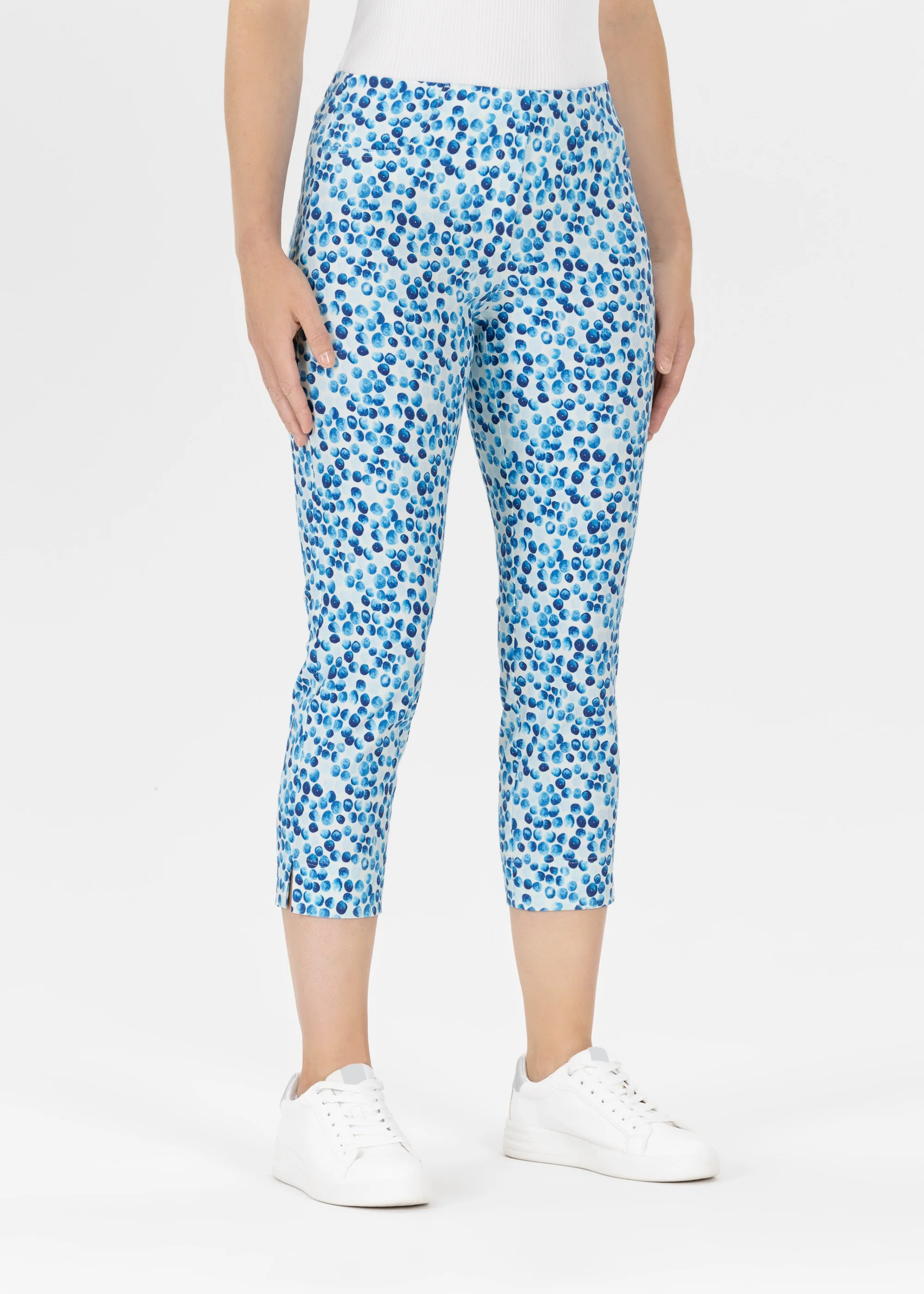 Stehmann Blue Slim Printed Trouser - Lolo-600 - Image 8