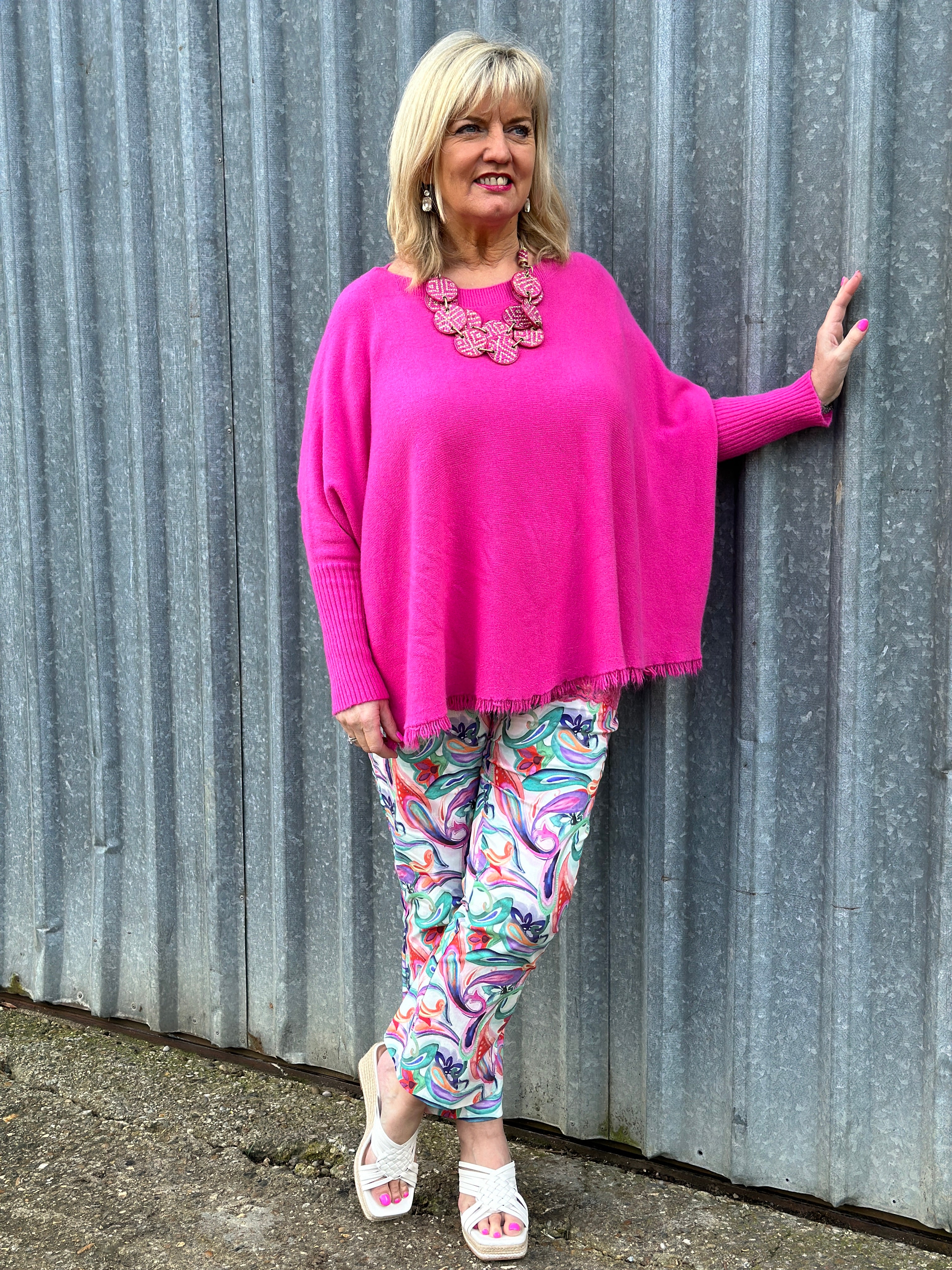Stehmann Floral Printed Trouser - INA16 - 650 - Image 9