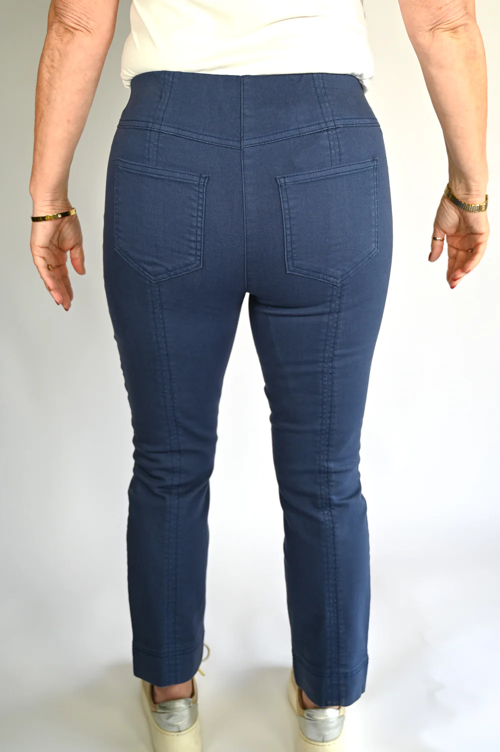 Stehmann Navy Cotton Trouser - IGOR - 680 - Image 4