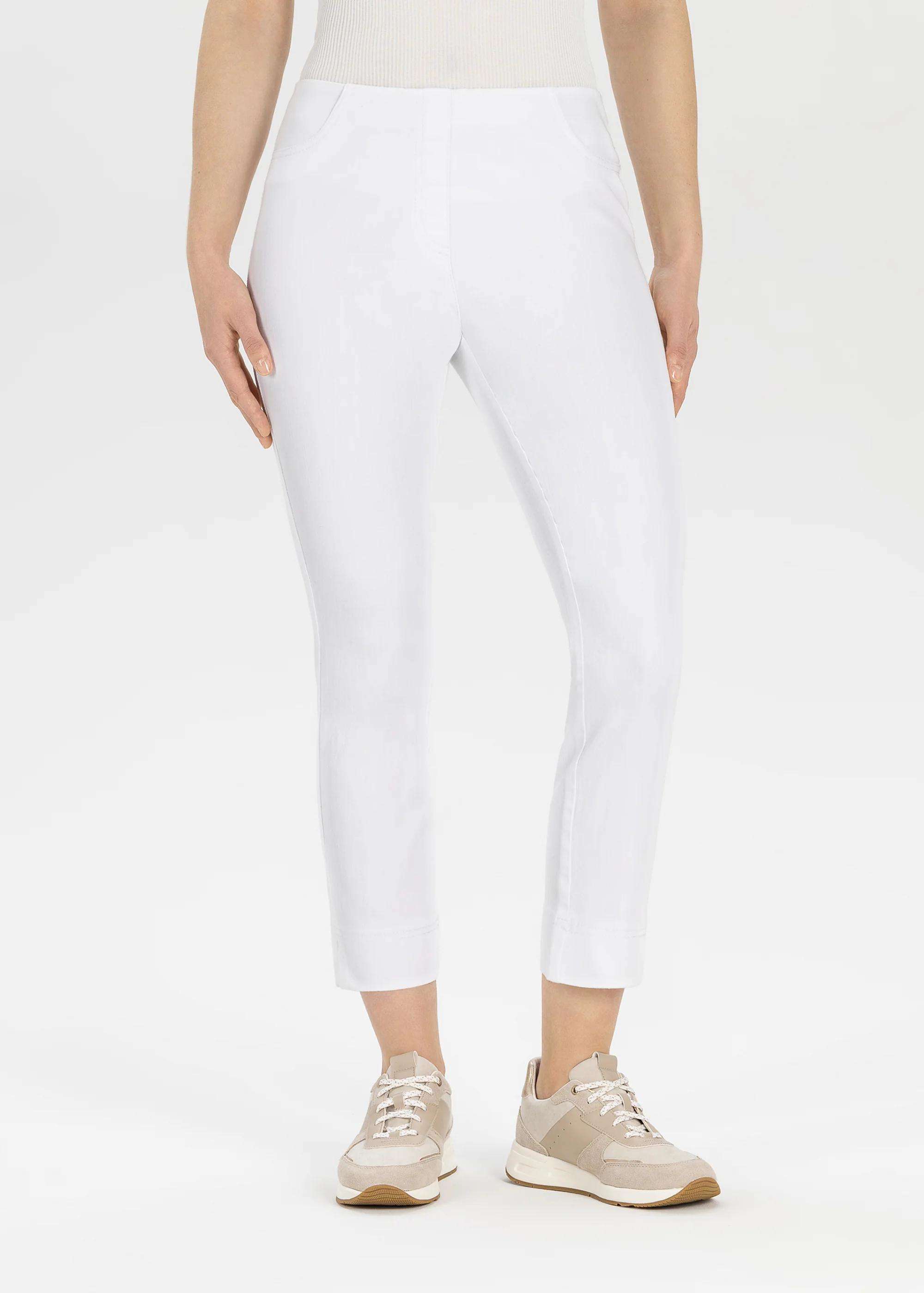 Stehmann White Cotton Trouser - IGOR - 680 - Image 3